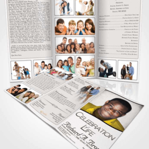 TriFold Memorial Programs (6 panel)